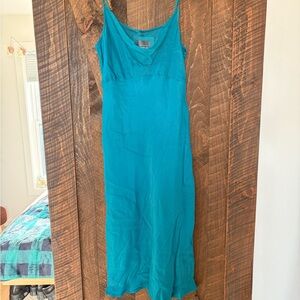 Anthropologie Teal Dress